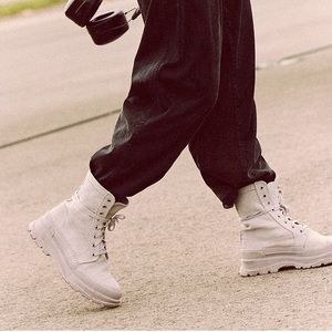 Free People Camp Out Canvas Combat Boot